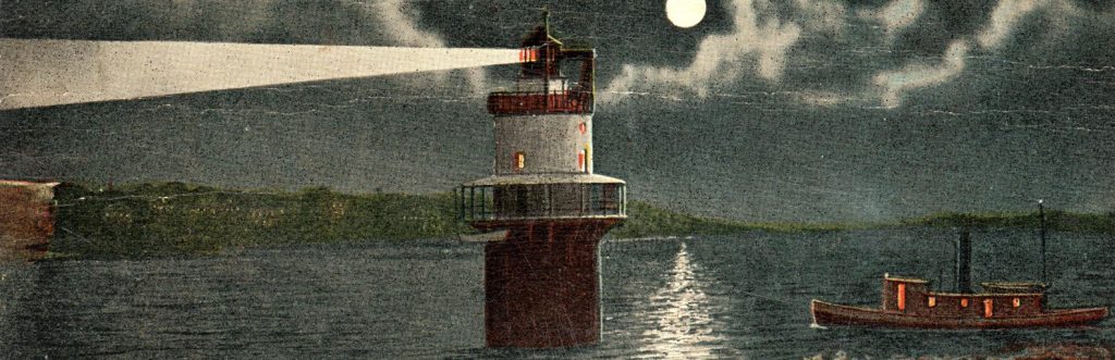 Spring Point Ledge Lighthouse Histic Postcard