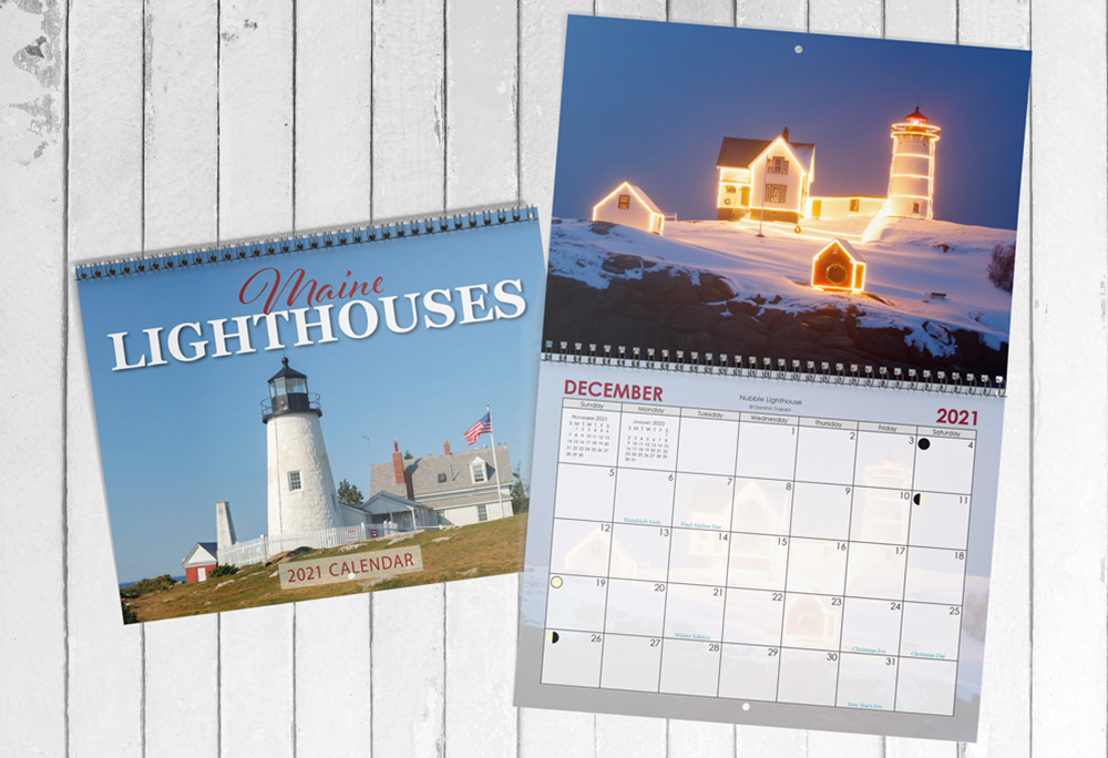 2021 Calendar Maine Lighthouse