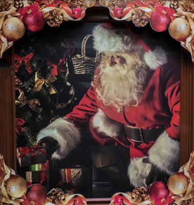 Christmas Vintage Santa Claus by Circe Denyer